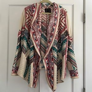 Biya by Johnny Was Hooded Sweater Coat/Jacket